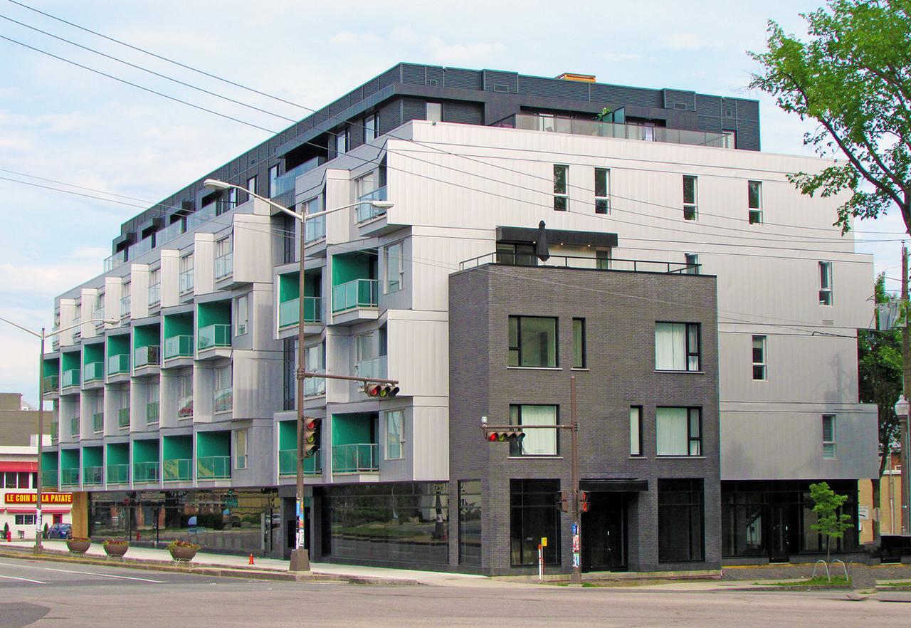Апартаменты Aux Havres Urbains - Le Penthouse Du Kameleon Квебек Экстерьер фото