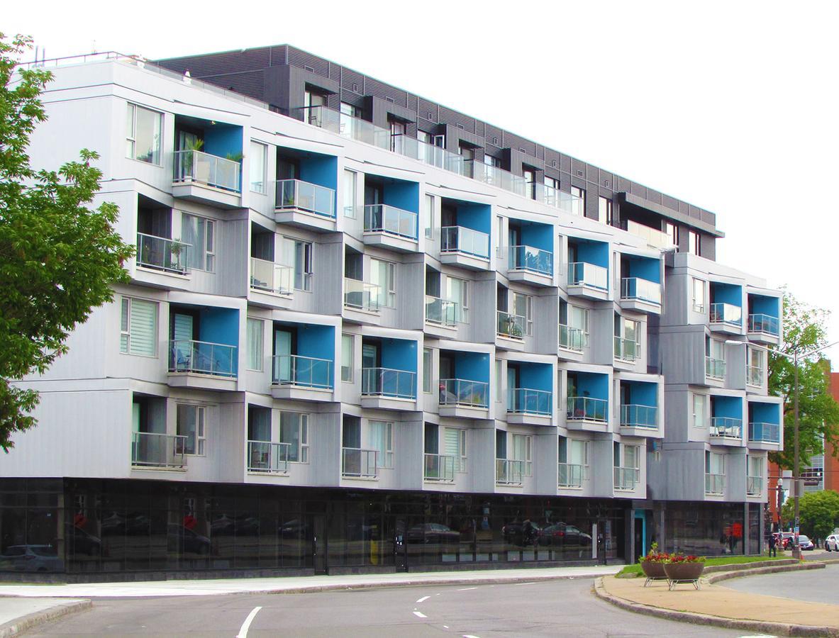 Апартаменты Aux Havres Urbains - Le Penthouse Du Kameleon Квебек Экстерьер фото